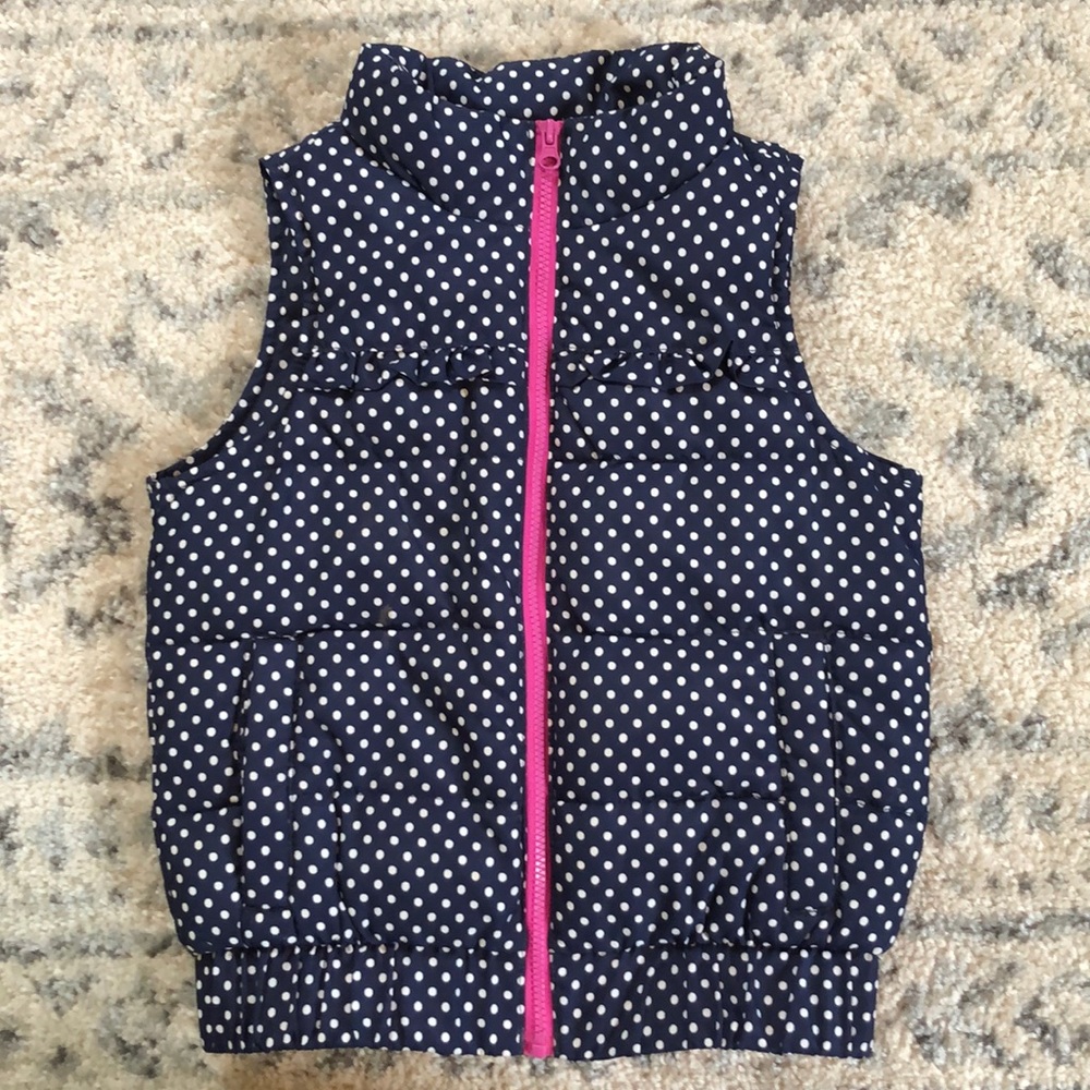 Girls 3T Oshkosh navy puffer vest